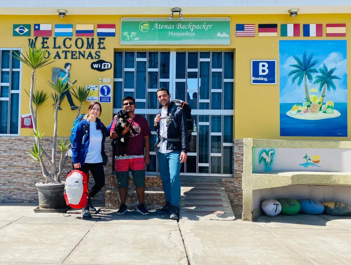 Atenas Backpacker Hospedaje Paracas Bagian luar foto